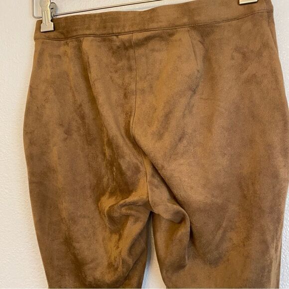 J.Jill brown camel suede like soft stretchy ankle leggings slacks XS petite - Picture 5 of 11